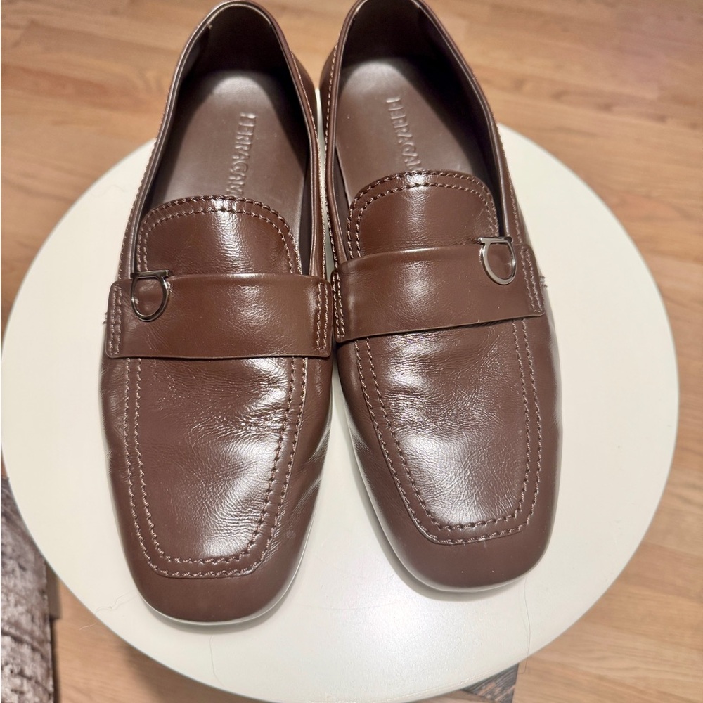 Brown Leather Loafers